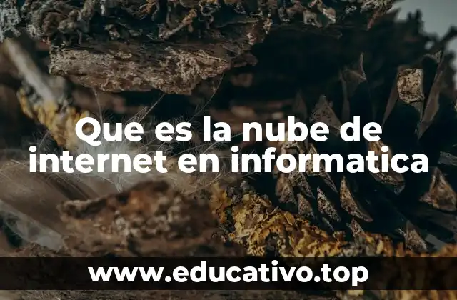 Que es la nube de internet en informatica
