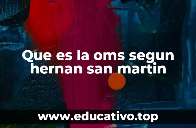 La visión de Hernán San Martín sobre el rol de la OMS en el contexto global