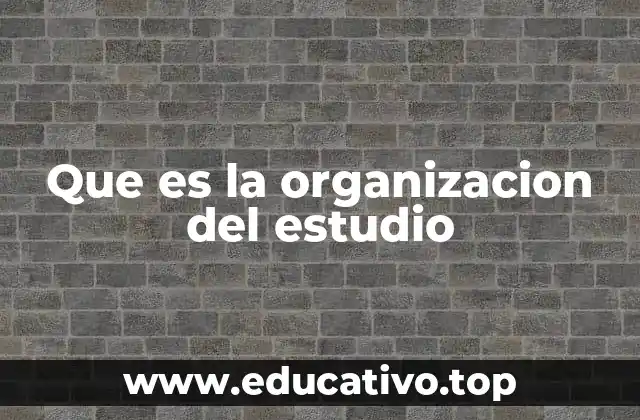 Cómo la organización del estudio mejora la productividad académica