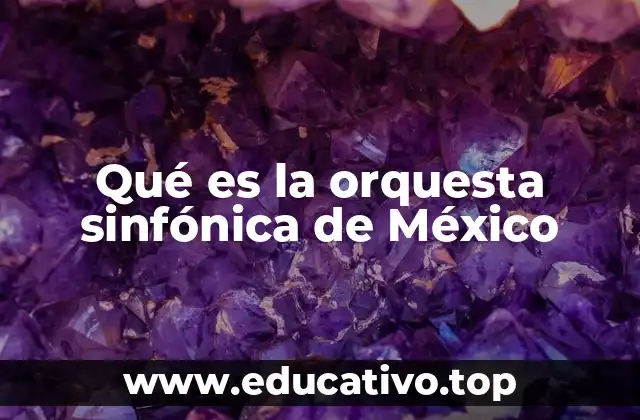 El papel cultural de la Orquesta Sinfónica de México