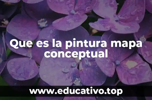 Que es la pintura mapa conceptual