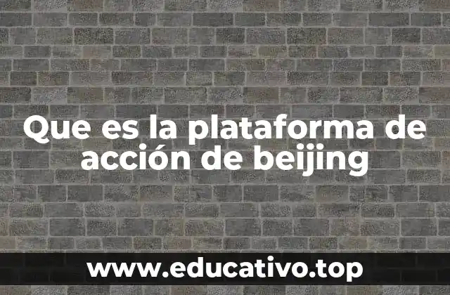 El legado de la Conferencia de Beijing en la agenda global