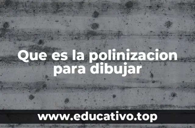 Que es la polinizacion para dibujar