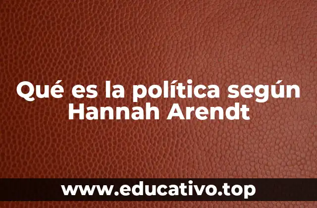 El espacio público como esencia de la política