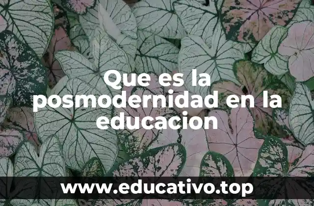La influencia del pensamiento posmoderno en la pedagogía