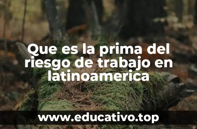 Que es la prima del riesgo de trabajo en latinoamerica