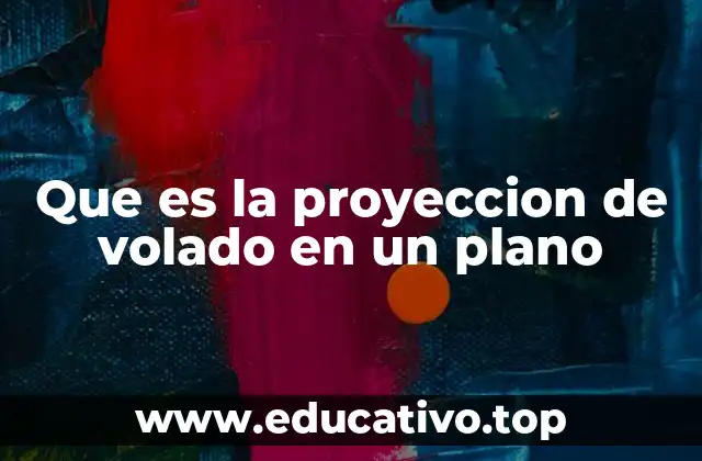 Que es la proyeccion de volado en un plano