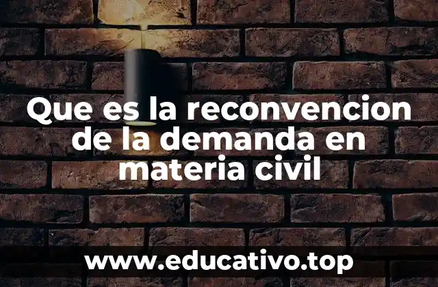 La importancia de la reconvención dentro del proceso civil