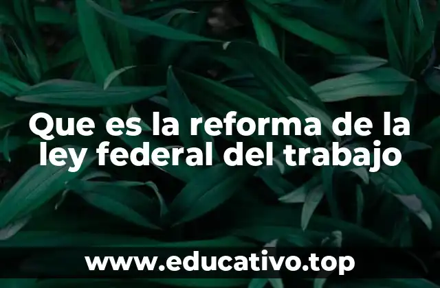 Evolución y contexto de las reformas laborales en México