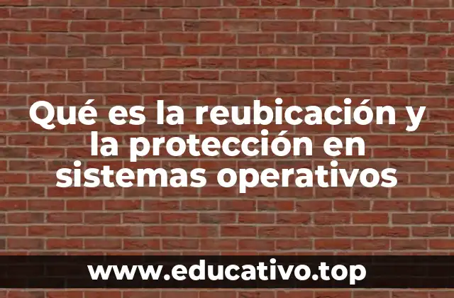 La gestión de memoria como base de la reubicación y protección