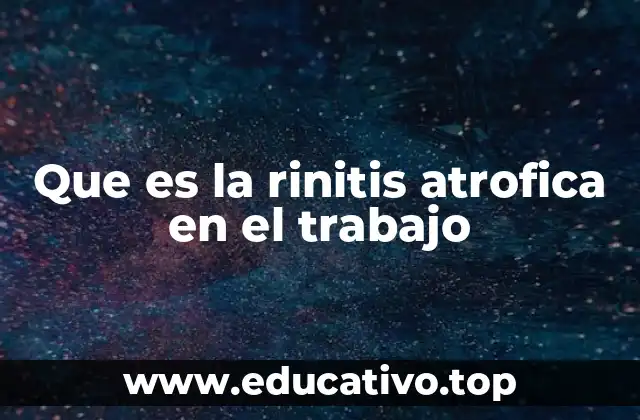 Cómo la salud nasal impacta en el desempeño laboral