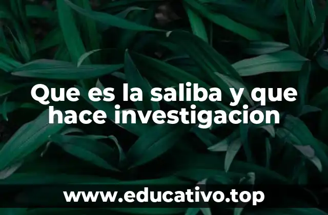 Cómo la saliba contribuye al desarrollo científico