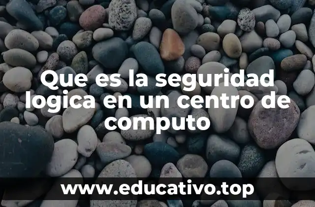 Que es la seguridad logica en un centro de computo