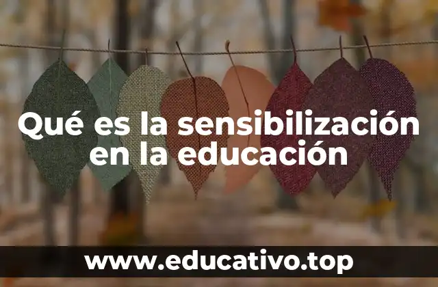 La sensibilización como herramienta para construir una sociedad más justa