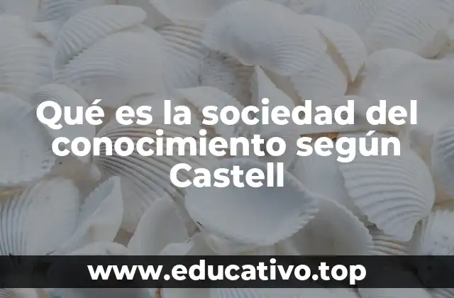 Qué es la sociedad del conocimiento según Castell