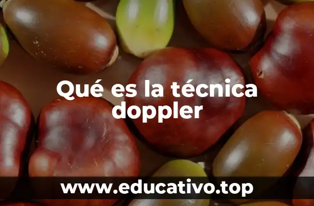 Qué es la técnica doppler