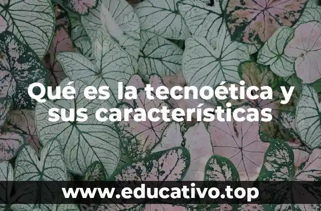 Qué es la tecnoética y sus características