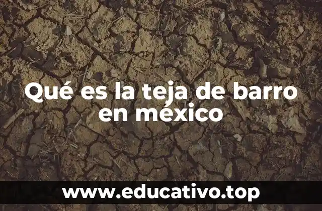 Qué es la teja de barro en méxico