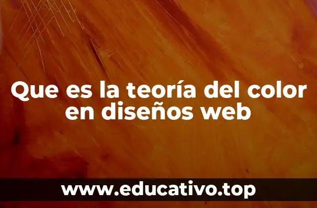 Que es la teoría del color en diseños web