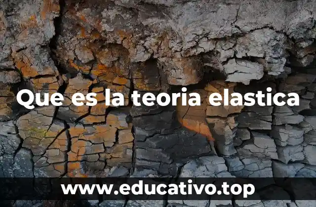 Que es la teoria elastica