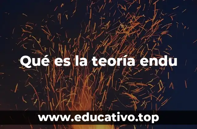 Qué es la teoría endu