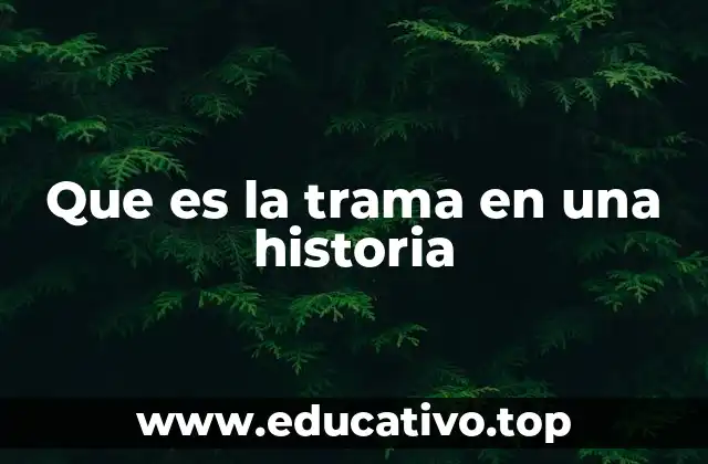 Que es la trama en una historia