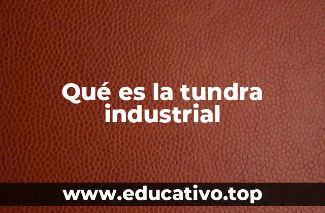 Qué es la tundra industrial