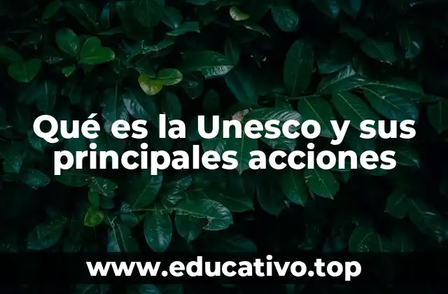 La Unesco y su impacto en la sociedad global