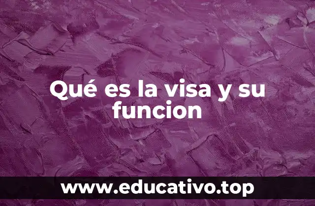 El papel de las visas en el control de fronteras y seguridad