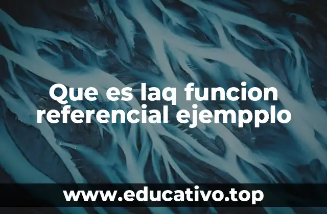 Que es laq funcion referencial ejempplo