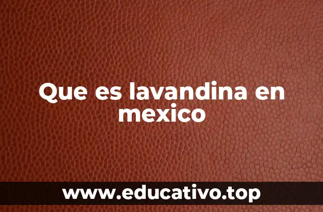 Que es lavandina en mexico