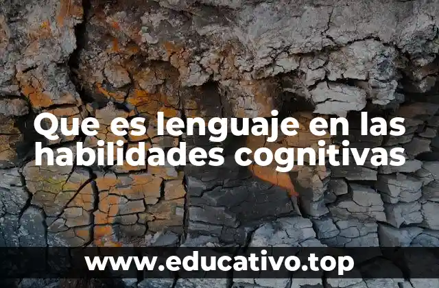 Que es lenguaje en las habilidades cognitivas