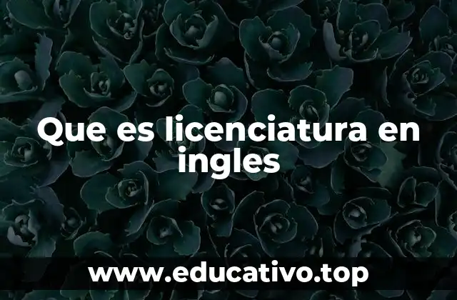 La importancia del inglés en la formación académica