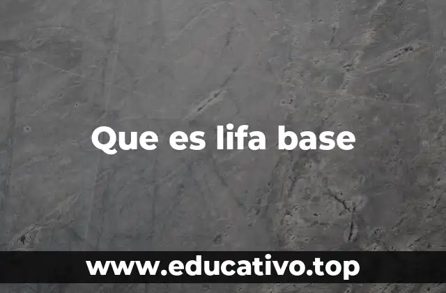 Que es lifa base