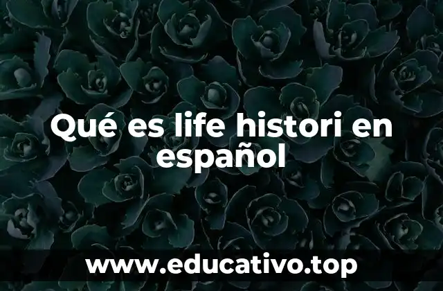 Qué es life histori en español