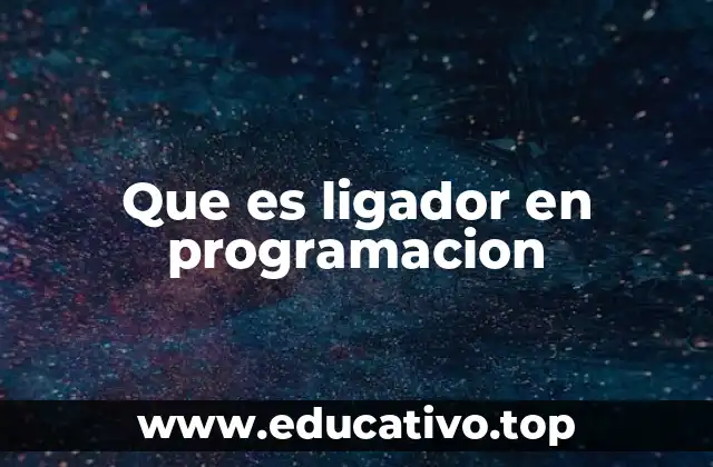 Que es ligador en programacion