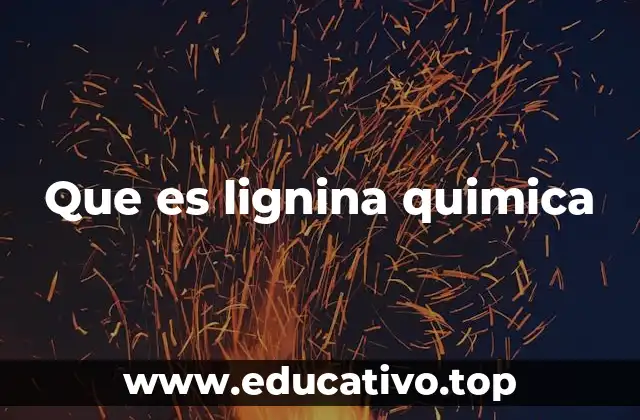 Que es lignina quimica