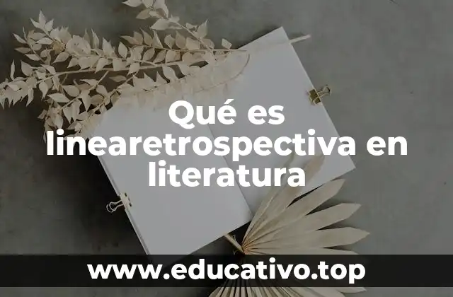 Qué es linearetrospectiva en literatura