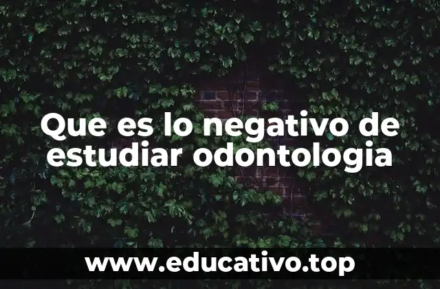 Las exigencias físicas y emocionales de la odontología