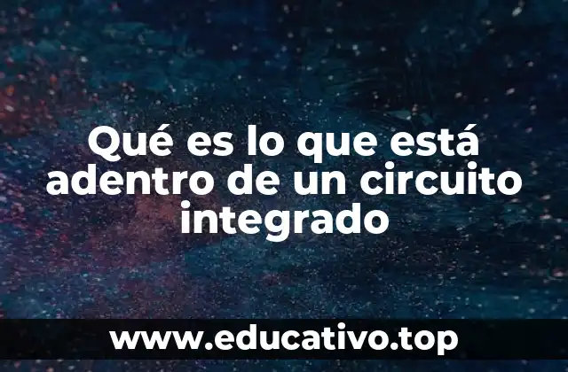 La estructura interna de los circuitos integrados