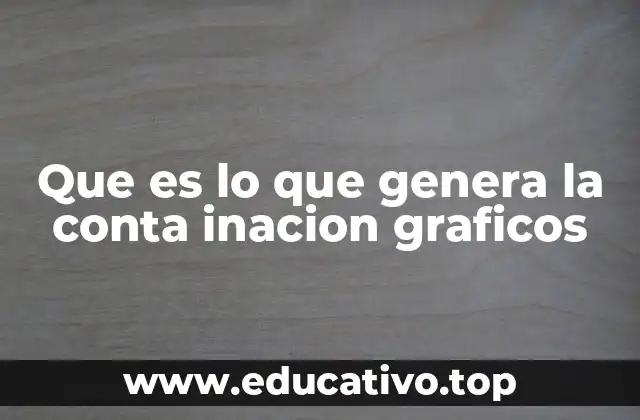 Que es lo que genera la conta inacion graficos