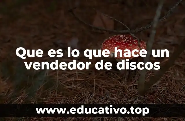 El vendedor de discos en el contexto cultural