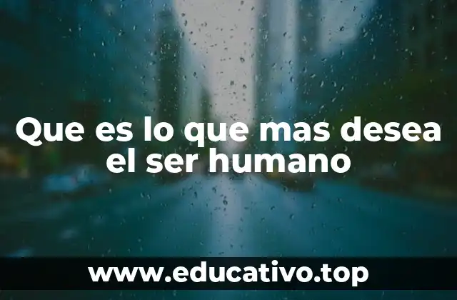 El deseo como motor del progreso humano