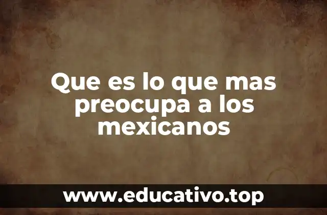 Factores sociales que influyen en la inquietud nacional