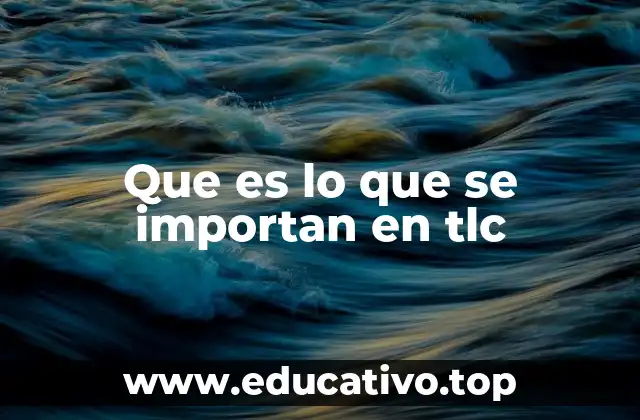 Que es lo que se importan en tlc