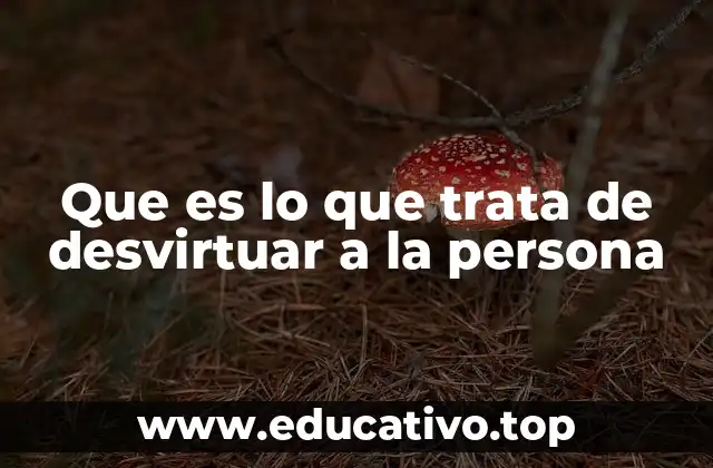 Las formas en que se manifiesta el desvirtuamiento