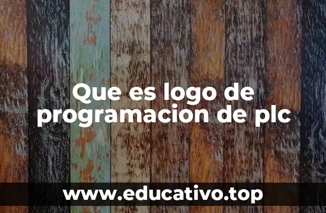 Que es logo de programacion de plc
