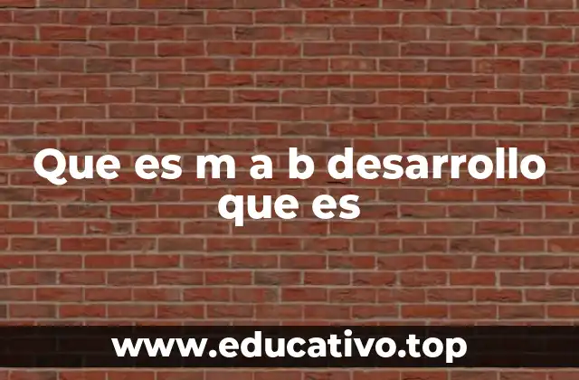 Aplicación del M A B desarrollo en diferentes industrias