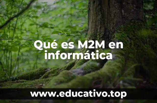Qué es M2M en informática