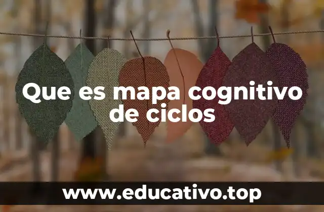 Que es mapa cognitivo de ciclos